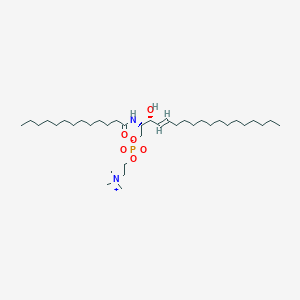 molecular formula C36H73N2O6P B1246473 N-tridecanoylsphingosine-1-phosphocholine 