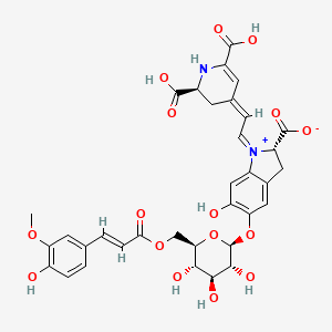 molecular formula C34H34N2O16 B1246480 Lampranthin II CAS No. 32074-65-0
