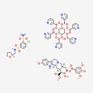 molecular formula C88H89ClN10O26S2 B1246487 Bay Mc 4540 CAS No. 77124-26-6