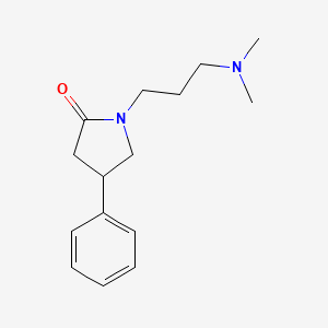 1-[3-(Dimethylamino)propyl]-4-phenylpyrrolidin-2-one