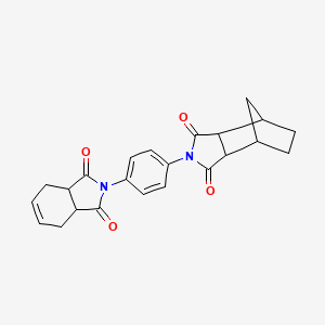 2-[4-(1,3-dioxo-1,3,3a,4,7,7a-hexahydro-2H-isoindol-2-yl)phenyl]hexahydro-1H-4,7-methanoisoindole-1,3(2H)-dione