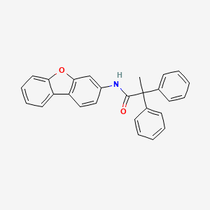 N-(dibenzo[b,d]furan-3-yl)-2,2-diphenylpropanamide