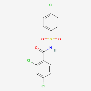molecular formula C13H8Cl3NO3S B1246491 Unii-czr4Q39qwu 