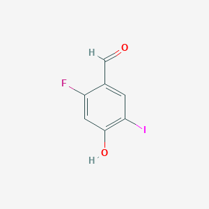 2-Fluoro-4-hydroxy-5-iodobenzaldehyde