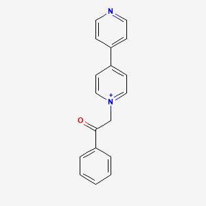 1-(2-Oxo-2-phenylethyl)-4-(pyridin-4-yl)pyridinium