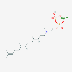 B124650 Magnesium;[2-[methyl-[(3E,7E)-4,8,12-trimethyltrideca-3,7,11-trienyl]amino]ethoxy-oxidophosphoryl] hydrogen phosphate CAS No. 143907-82-8