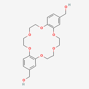 6,7,9,10,17,18,20,21-Octahydrodibenzo[b,k][1,4,7,10,13,16]hexaoxacyclooctadecine-2,14-diyldimethanol