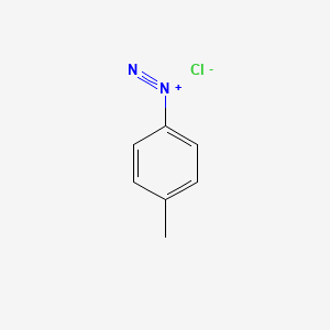 molecular formula C7H7ClN2 B1246502 Benzenediazonium, 4-methyl-, chloride CAS No. 2028-84-4