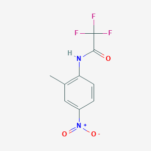 molecular formula C9H7F3N2O3 B12465039 2,2,2-trifluoro-N-(2-methyl-4-nitrophenyl)acetamide 