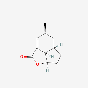 molecular formula C11H14O2 B1246504 去氧加利拉内酯 