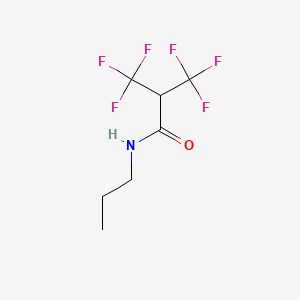 3,3,3-trifluoro-N-propyl-2-(trifluoromethyl)propanamide