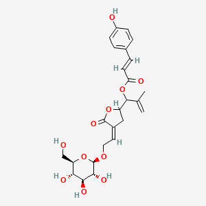 molecular formula C25H30O11 B1246516 Prunioside A 