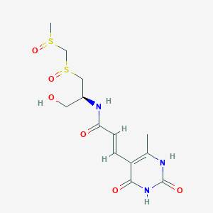 molecular formula C13H19N3O6S2 B1246517 Sparoxomycin A1 
