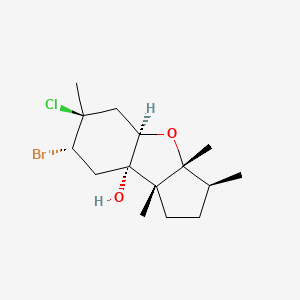 molecular formula C15H24BrClO2 B1246519 Ibhayinol 