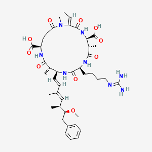 molecular formula C42H62N8O10 B1246526 Nodularin Har 