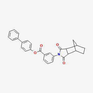 biphenyl-4-yl 3-(1,3-dioxooctahydro-2H-4,7-methanoisoindol-2-yl)benzoate