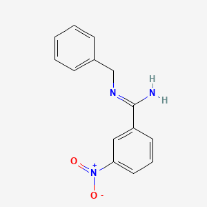 N-benzyl-3-nitrobenzenecarboximidamide