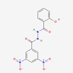 N'-[(2-hydroxyphenyl)carbonyl]-3,5-dinitrobenzohydrazide