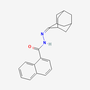 N'-(adamantan-2-ylidene)naphthalene-1-carbohydrazide