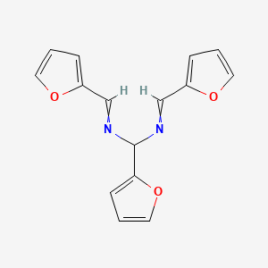 (E,E)-N,N'-[(Furan-2-yl)methylene]bis[1-(furan-2-yl)methanimine]