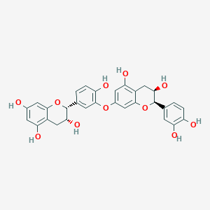 molecular formula C30H26O11 B1246551 Epicatechin-(3'-O-7'')-epiafzelechin 