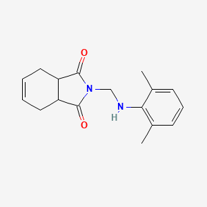 2-{[(2,6-dimethylphenyl)amino]methyl}-3a,4,7,7a-tetrahydro-1H-isoindole-1,3(2H)-dione