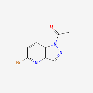 1-{5-Bromopyrazolo[4,3-b]pyridin-1-yl}ethanone