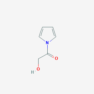 molecular formula C6H7NO2 B1246556 1-(1H-pyrrol-1-yl)-2-hydroxyethanone 