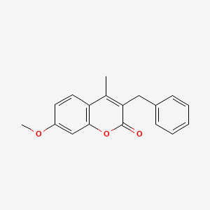 3-Benzyl-7-methoxy-4-methylchromen-2-one