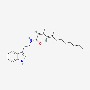 molecular formula C24H34N2O B1246560 Granulatamide B 