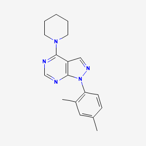 1-(2,4-dimethylphenyl)-4-(piperidin-1-yl)-1H-pyrazolo[3,4-d]pyrimidine