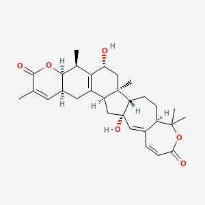 molecular formula C30H38O6 B1246563 kadlongilactone A 