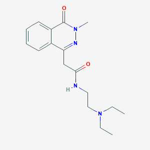 N-[2-(diethylamino)ethyl]-2-(3-methyl-4-oxo-3,4-dihydrophthalazin-1-yl)acetamide