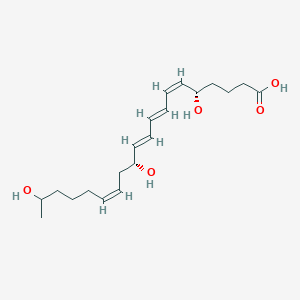 molecular formula C20H32O5 B1246566 19-Hydroxy-ltb4 
