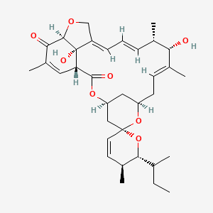 molecular formula C34H46O8 B1246570 5-Oxoavermectin''1a'' aglycone 