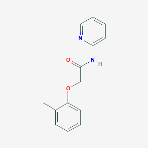 molecular formula C14H14N2O2 B12465740 2-(2-methylphenoxy)-N-(pyridin-2-yl)acetamide 