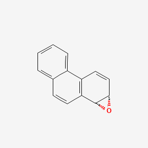 molecular formula C14H10O B1246576 (1R,2S)-1,2-环氧-1,2-二氢菲 