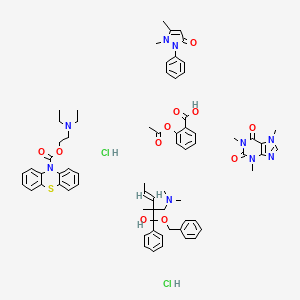molecular formula C69H83Cl2N9O11S B1246577 Doleron CAS No. 63482-28-0