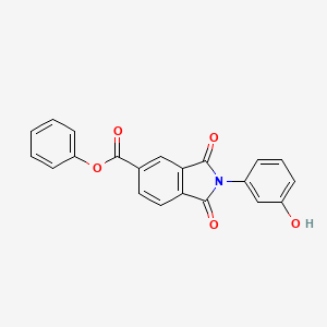 Phenyl 2-(3-hydroxyphenyl)-1,3-dioxoisoindole-5-carboxylate