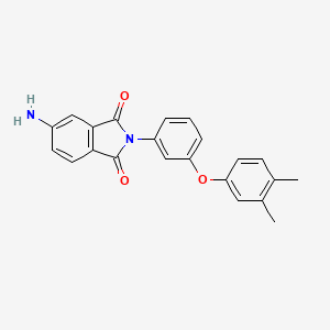 5-Amino-2-[3-(3,4-dimethylphenoxy)phenyl]isoindole-1,3-dione