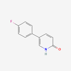 molecular formula C11H8FNO B1246603 5-(4-Fluorophenyl)-2-hydroxypyridine CAS No. 163563-23-3