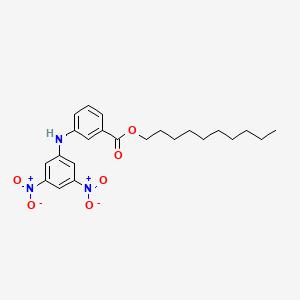 Decyl 3-[(3,5-dinitrophenyl)amino]benzoate