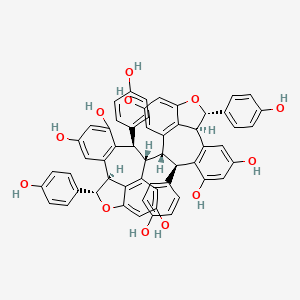 molecular formula C56H42O12 B1246607 Nepalensinol F 