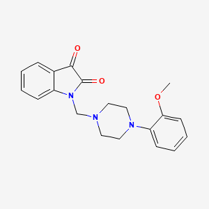 1-{[4-(2-Methoxyphenyl)piperazin-1-YL]methyl}indole-2,3-dione