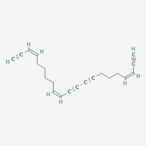 molecular formula C21H22 B1246609 Callyberyne B 