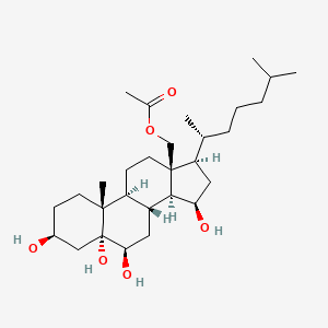 molecular formula C29H50O6 B1246610 dendronesterol B 