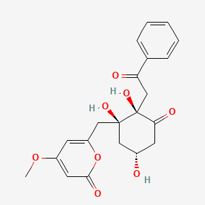 molecular formula C21H22O8 B1246617 Wailupemycin A 