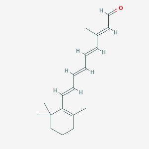 molecular formula C19H26O B1246619 9-Demethylretinal 