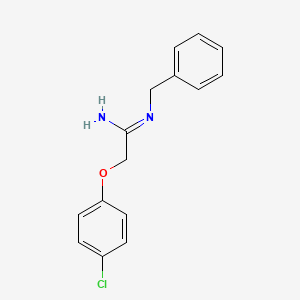 N'-benzyl-2-(4-chlorophenoxy)ethanimidamide