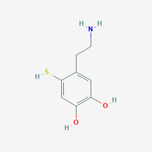1,2-Benzenediol, 4-(2-aminoethyl)-5-mercapto-